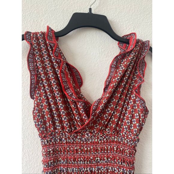 Max Studio Smocked Jumpsuit Size Xs - Picture 4 of 10